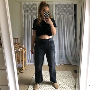 GRLFRND HELENA BLACK DENIM JEANS!